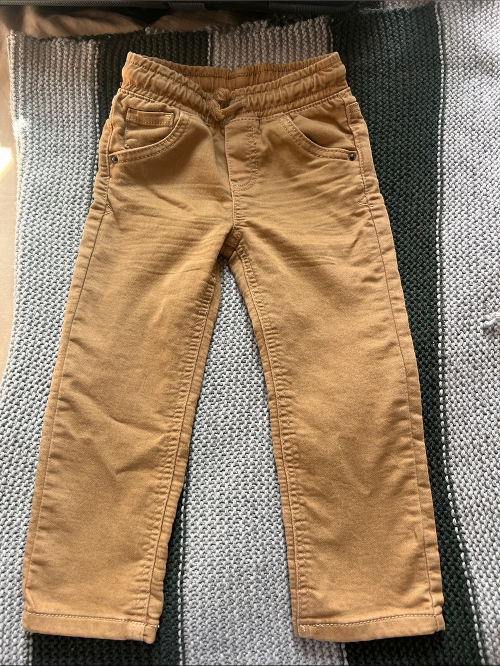 Cat & Jack Kids Tan Pull-On Khaki Pants